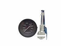 Teleflex marine speedometer kit 75 knots black analogue - 62158e - afbeelding 1 van  3