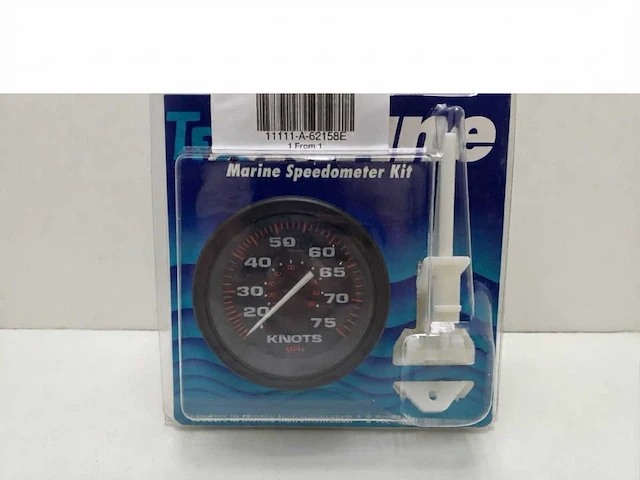 Teleflex marine speedometer kit 75 knots black analogue - 62158e - afbeelding 1 van  3
