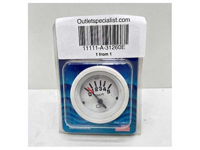 Teleflex oil pressure sensor white 5-bar - 31260e - afbeelding 2 van  4