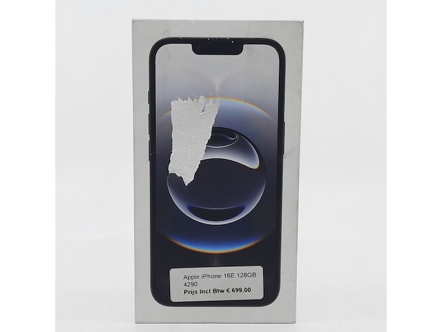 Telefoon, apple, iphone 16e a3409 128gb black - afbeelding 1 van  10