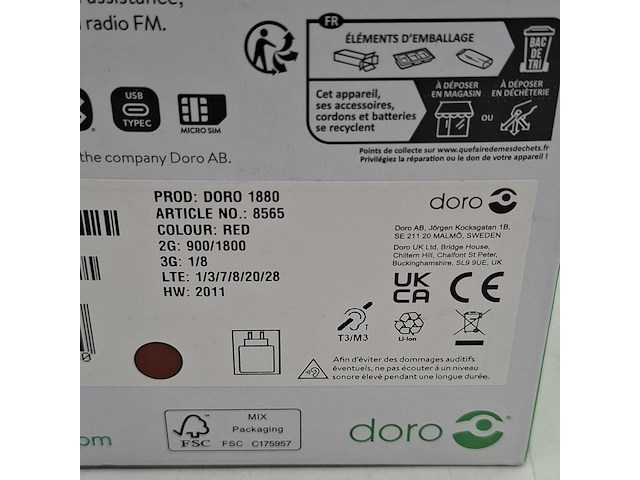 Telefoon, doro, 1880 - afbeelding 6 van  6