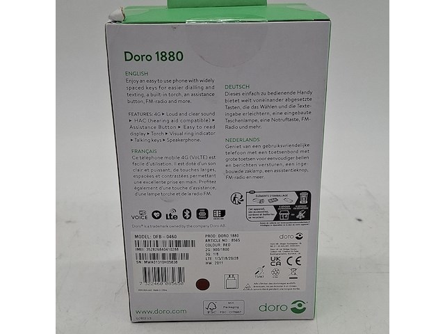 Telefoon, doro, 1880 - afbeelding 5 van  6