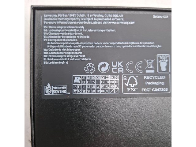 Telefoon, samsung, galaxy s22 sm-s901b/ds - afbeelding 4 van  5