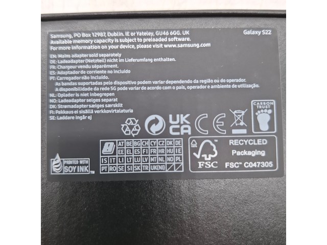 Telefoon, samsung, galaxy s22 sm-s901b/ds - afbeelding 4 van  5