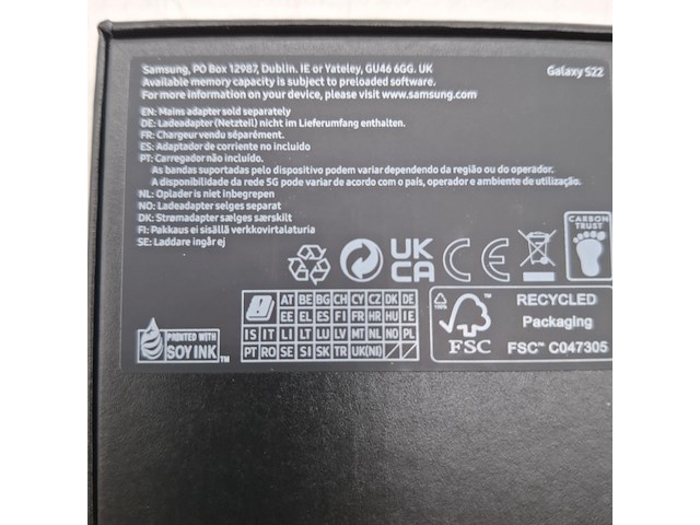 Telefoon, samsung, galaxy s22 sm-s901b/ds - afbeelding 4 van  5