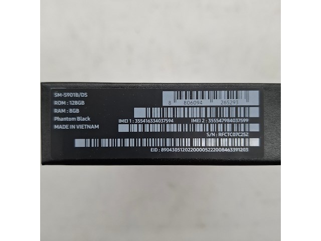Telefoon, samsung, galaxy s22 sm-s901b/ds - afbeelding 5 van  5