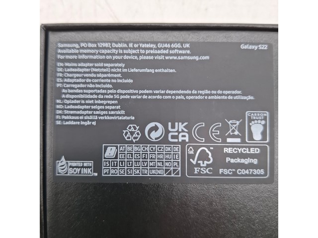 Telefoon, samsung, galaxy s22 sm-s901b/ds - afbeelding 4 van  5