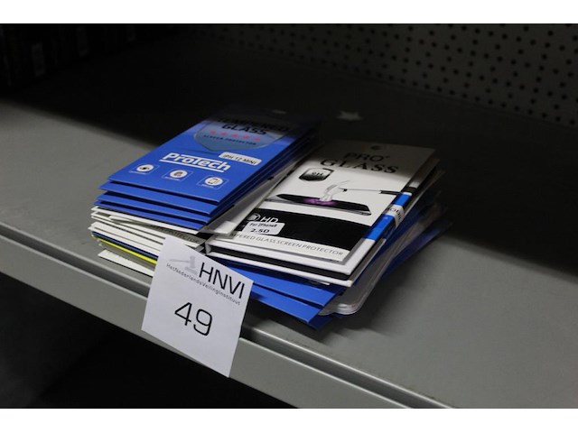 Telefoon screenprotectors in diverse soorten en maten, circa 27 stuks - afbeelding 2 van  3