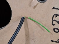 Telefoonkabel op houten haspel - afbeelding 6 van  6