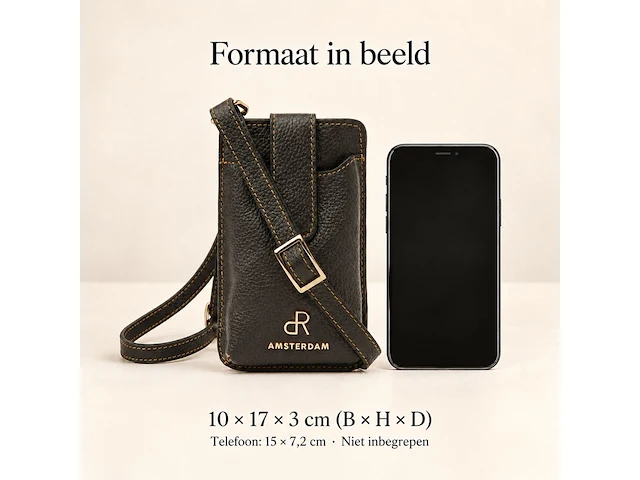 Telefoontas dr amsterdam, anthracite - afbeelding 6 van  6