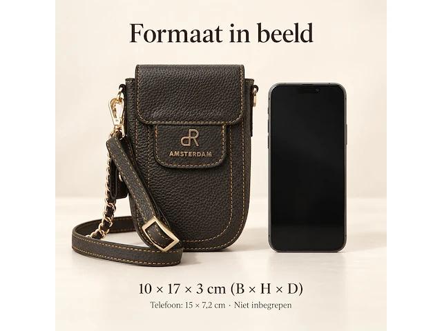 Telefoontas dr amsterdam, anthracite - afbeelding 6 van  6