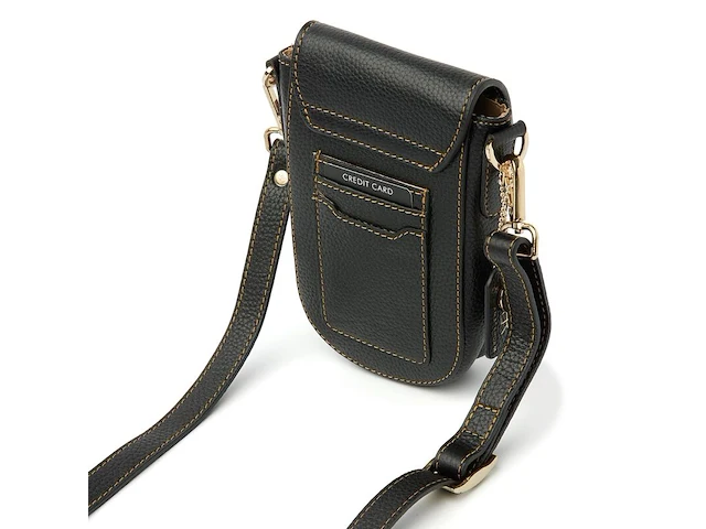 Telefoontas dr amsterdam, black - afbeelding 2 van  6