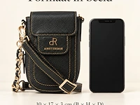 Telefoontas dr amsterdam, black - afbeelding 6 van  6
