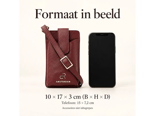 Telefoontas dr amsterdam, cabernet - afbeelding 6 van  6