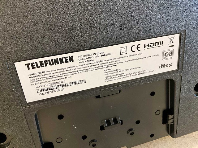 Telefunken 65dtua523 led televisie - afbeelding 6 van  7