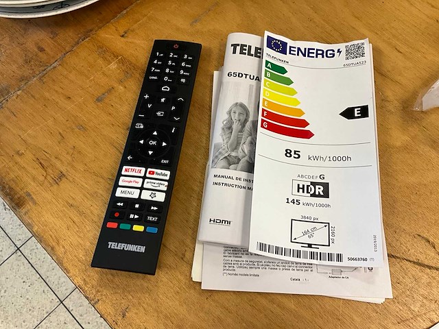 Telefunken 65dtua523 led televisie - afbeelding 7 van  7