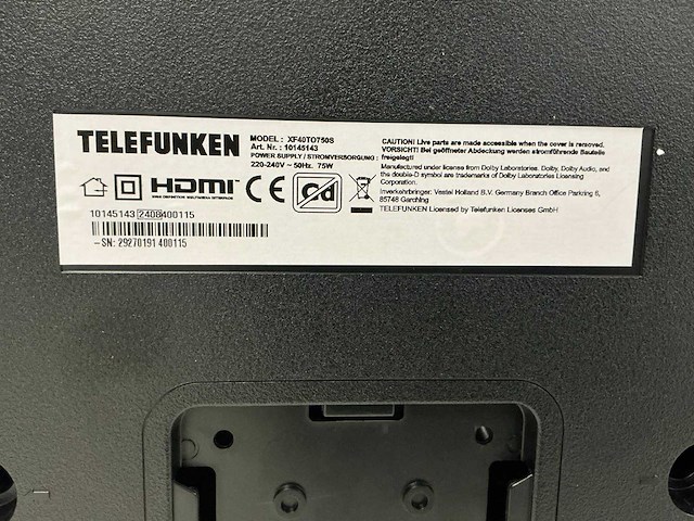 Telefunken xf40i730s televisie - afbeelding 7 van  7