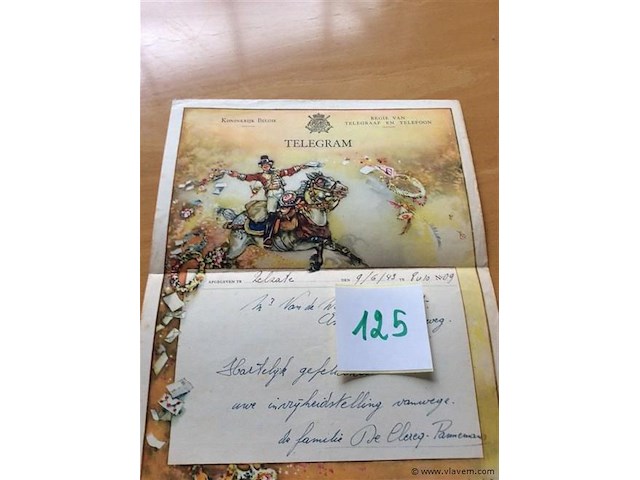 Telegram 1943. - afbeelding 1 van  2
