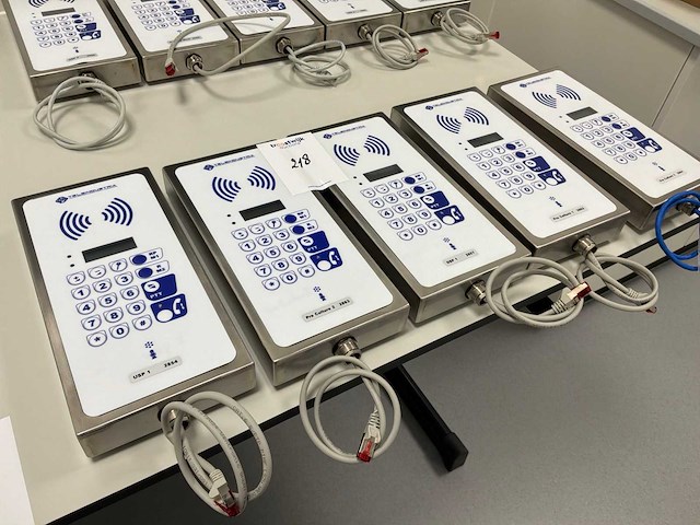 Teleindustria cleanvox-ip tel251td cleanroom-telefoon (5x) - afbeelding 1 van  3