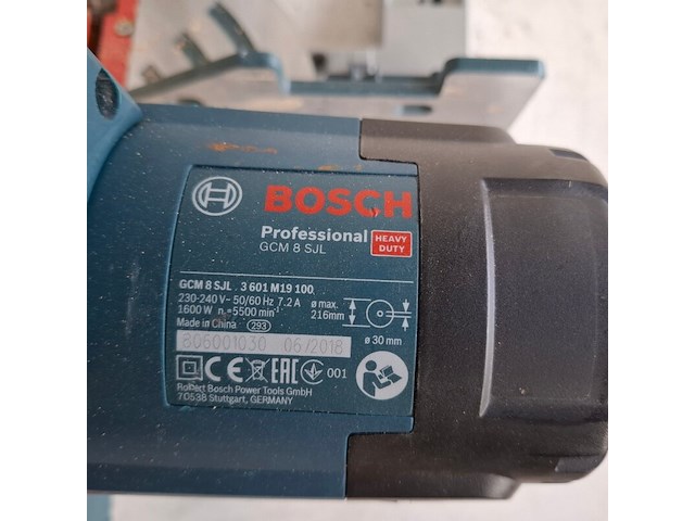 Telescoop-/afkortzaag - 230v, bosch, gcm 8 sjl, 2018 - afbeelding 5 van  7