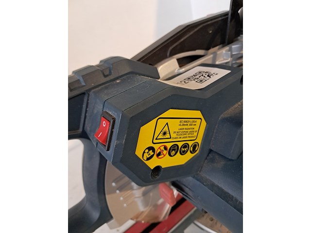 Telescoop-/afkortzaag - 230v bosch, gcm 8 sjl, bouwjaar 2018 - afbeelding 2 van  11