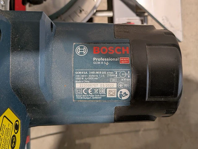 Telescoop-/afkortzaag - 230v bosch, gcm 8 sjl, bouwjaar 2023 - afbeelding 10 van  11