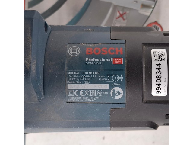 Telescoop-/afkortzaag 216mm 230v~ bosch, gcm 8 sjl, bouwjaar 2015 - afbeelding 3 van  12