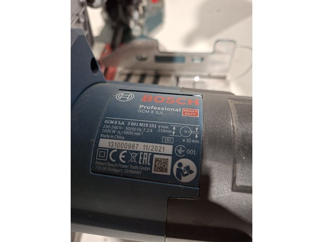 Telescoop-/afkortzaag 216mm 230v~ bosch, gcm 8 sjl, bouwjaar 2022 - afbeelding 2 van  7