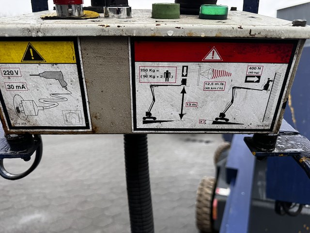 Telescoop hoogwerker haulotte, ha15, blauw, bouwjaar 2000, elektrisch - afbeelding 3 van  15