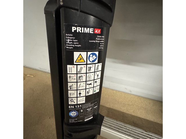 Telescoop ladder telestepts, prime 4,1 - afbeelding 4 van  6