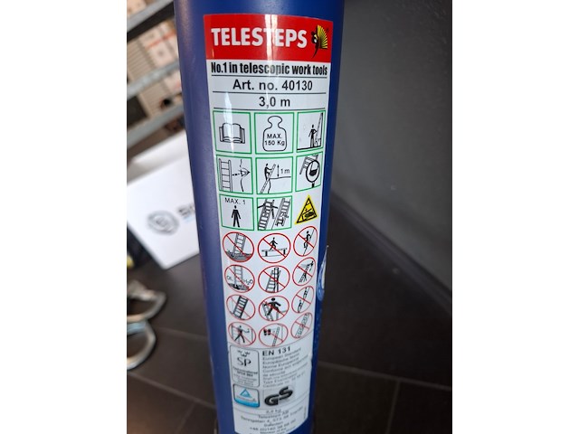 Telescoopladder telesteps, 40130 - afbeelding 2 van  2
