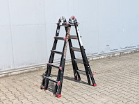 Telescopische ladder 4x 5 treeds - afbeelding 1 van  6