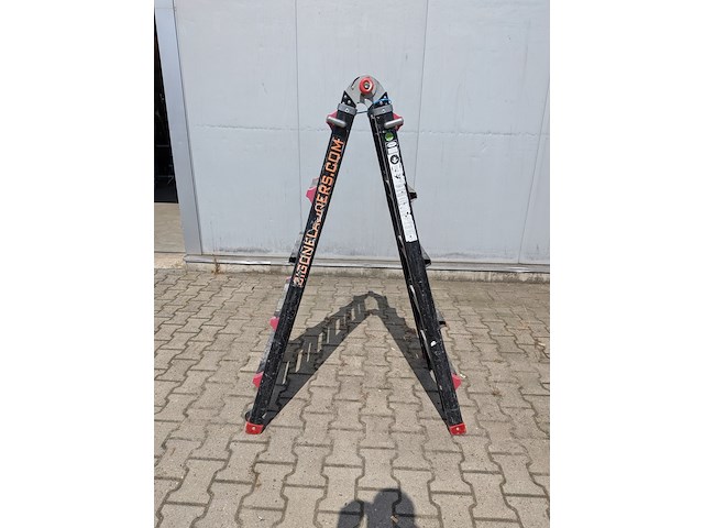 Telescopische ladder 4x 5 treeds - afbeelding 2 van  6