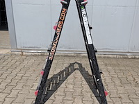 Telescopische ladder 4x 5 treeds - afbeelding 2 van  6