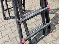 Telescopische ladder 4x 5 treeds - afbeelding 4 van  6