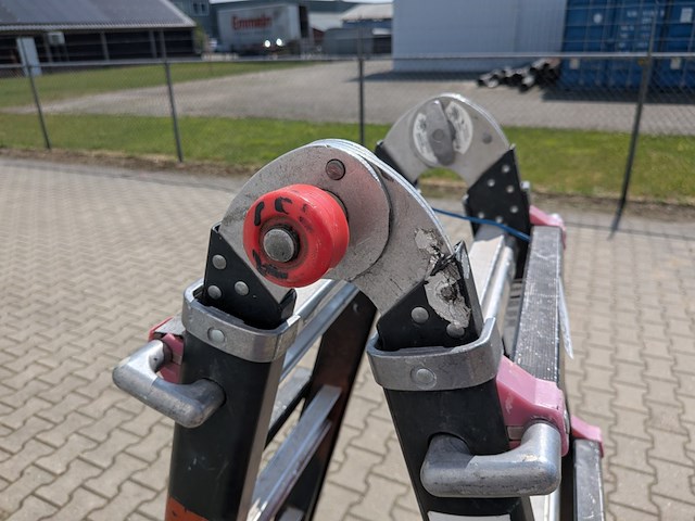 Telescopische ladder 4x 5 treeds - afbeelding 6 van  6