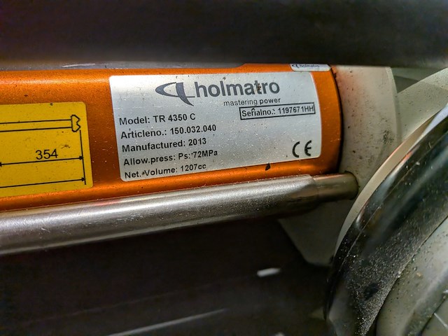 Telescopische ram, holmatro, tr 4350 c, 2013, (s/n: 1197671hh) - afbeelding 5 van  5