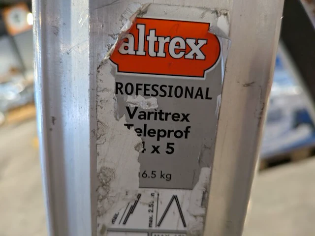 Telescopische vouwladder, altrex, varitrex tele pro 4x5 - afbeelding 5 van  5