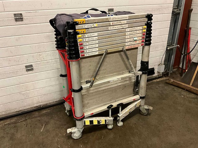 Teletower telescopic telescopische rolsteiger - afbeelding 1 van  5