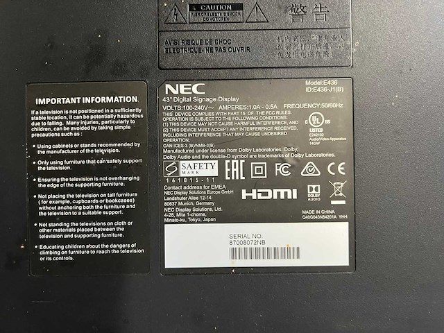 Televisie (2x) - afbeelding 3 van  3