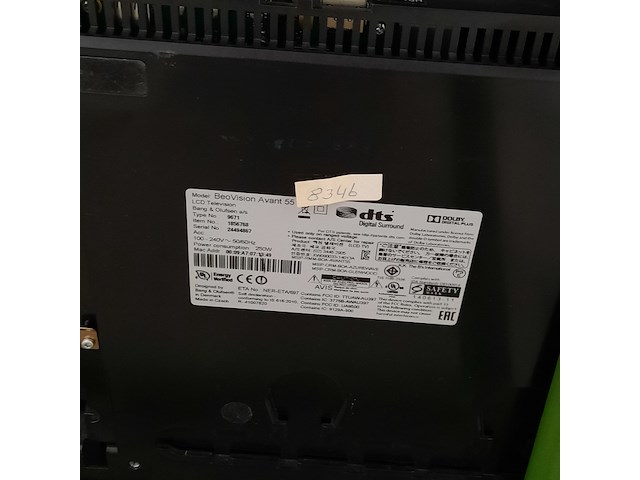 Televisie, bang & olufsen, beovision avant 55 - afbeelding 7 van  10