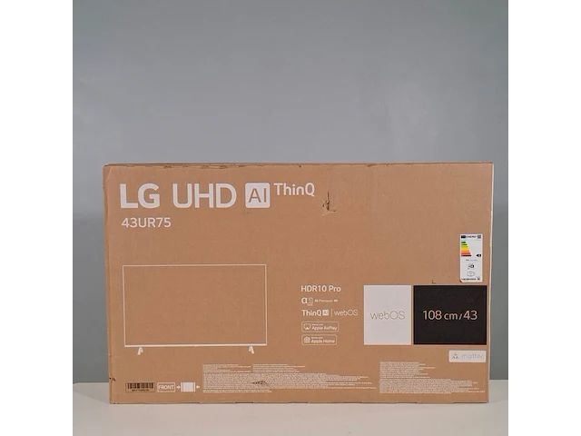 Televisie, lg, 43ur75 uhd - afbeelding 1 van  5