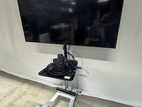 Televisie met conferentiesysteem samsung/logitech, qe65q80aat, op verrijdbare tv-standaard - afbeelding 1 van  13