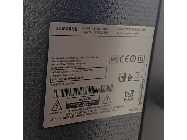 Televisie op verrijdbare standaard, samsung, ue60j6240 - afbeelding 8 van  12