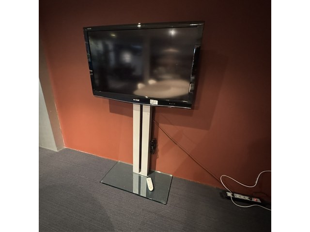 Televisie op voet sharp, lc-42dh77e - afbeelding 1 van  4