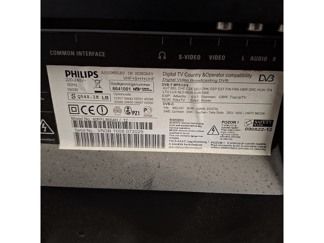 Televisie, philips, ambilight 40pfl - afbeelding 4 van  6