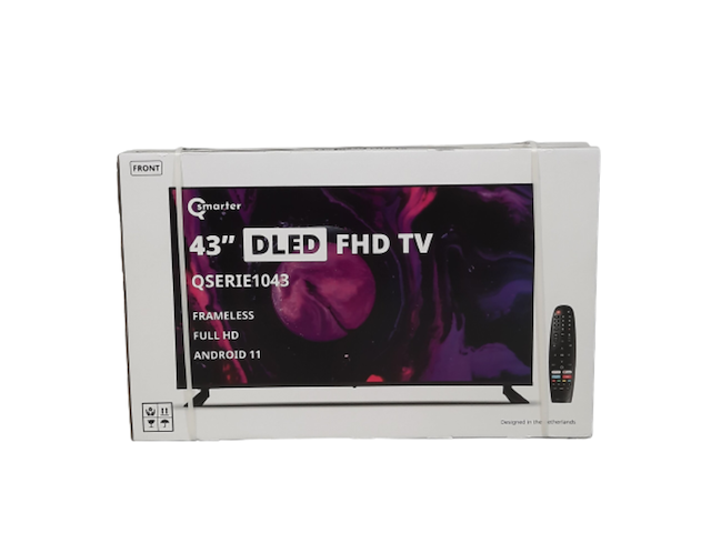 Televisie, q smarter, 43" dled fhd tv ultra slim frameless webos - afbeelding 1 van  1