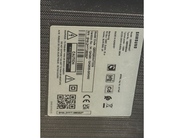 Televisie samsung, qe65q80aat, met wandbeugel - afbeelding 6 van  8