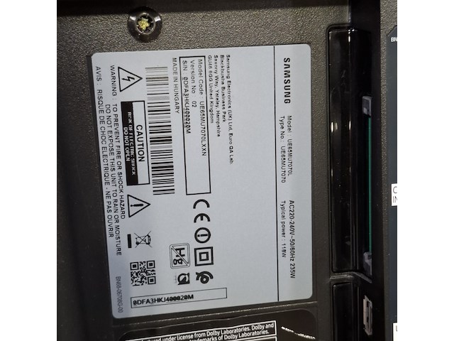 Televisie, samsung, ue65mu7070l - afbeelding 9 van  12