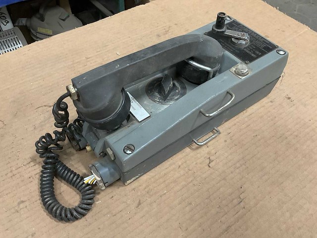 Telos apz-61 st vintage marine telephone - afbeelding 1 van  5